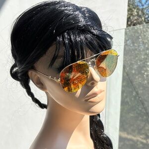 Gucci Sunset Skull Aviator Sunglasses